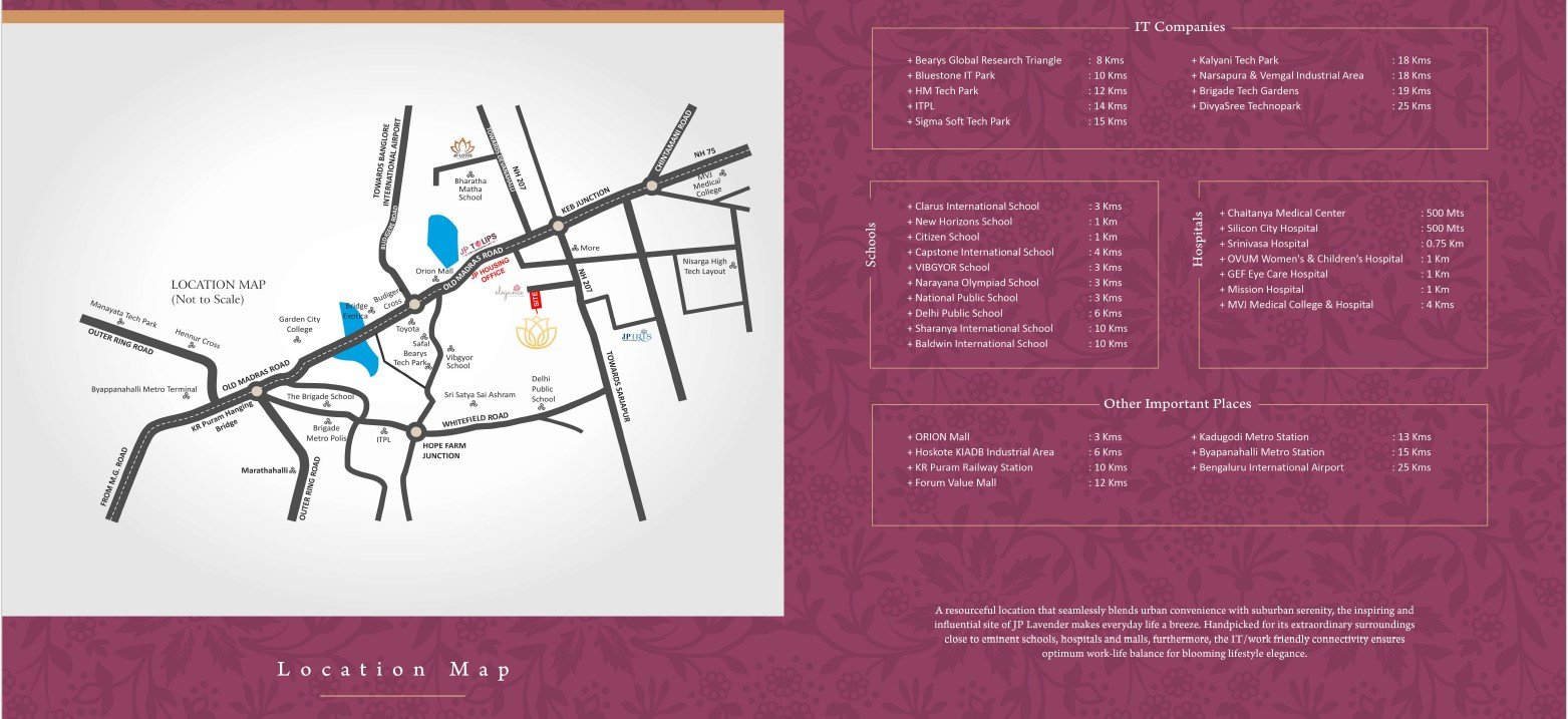 JP Lavender apartment specifications