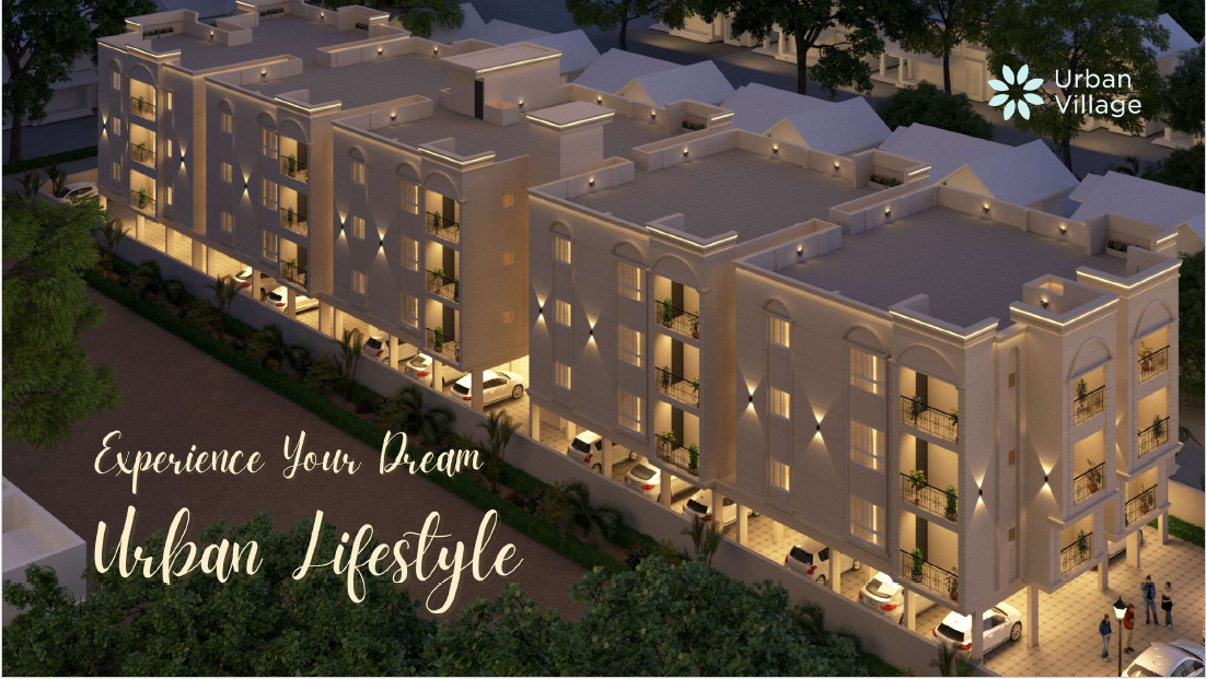 Urban Village aerial view, Whitefield, Bengaluru
