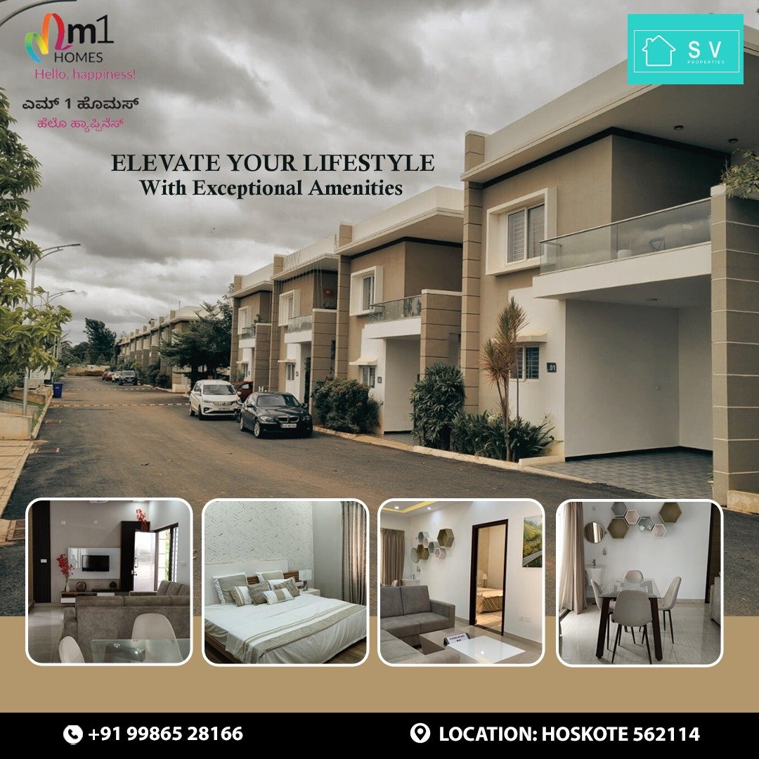 Terra Alegria Phase 2 by M1 Homes — Luxury villas in Hoskote, Bengaluru